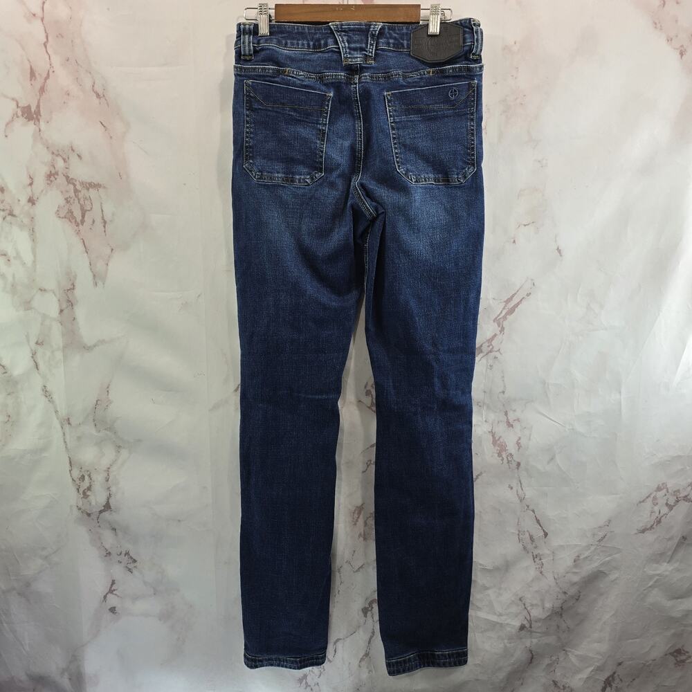LAPG Jeans Mens 28 X 36 Medium Wash Straight Leg Los Angeles Police Gear JSF1001